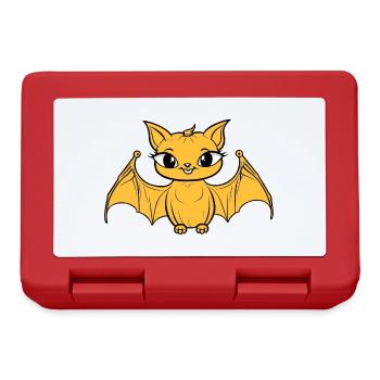 Halloween Bat Bats Kids Child - Lunchbox - red - Front