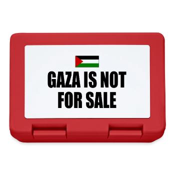 gaza is not for sale - Boîte à goûter - rouge - Devant