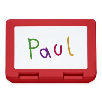 Paul - Brotdose - Rot - Vorne