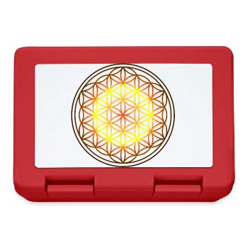 flower of life flower of life 19 circle 19 circle - Lunchbox - red - Front