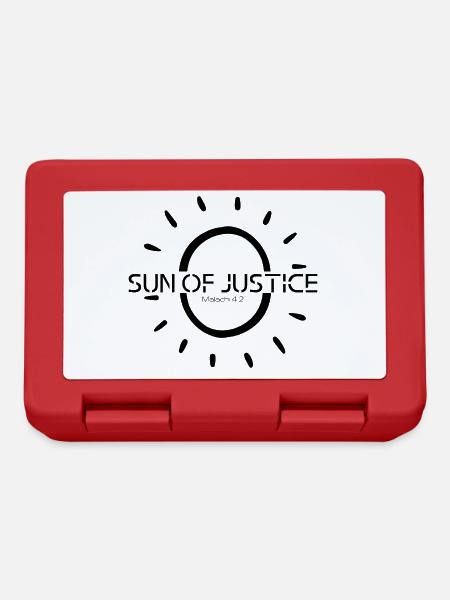 Sun of justice - Mal/4:2 - Lunchbox - red