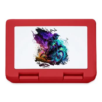 Badass motocross riders in cool colors - Lunchbox - red - Front