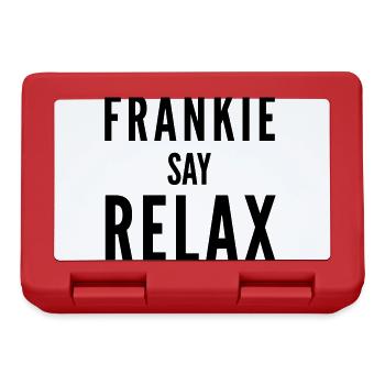 THE FASHION TEE - FRANKIE SAY RELAX BLACK - Lunchbox - red - Front