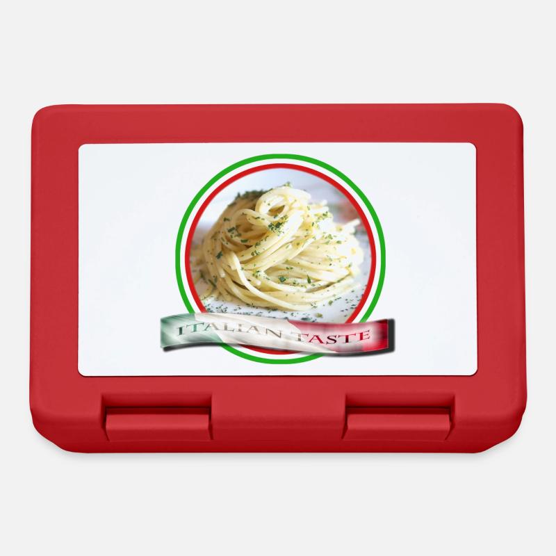 Spaghetti, Italian taste - Lunchbox - red