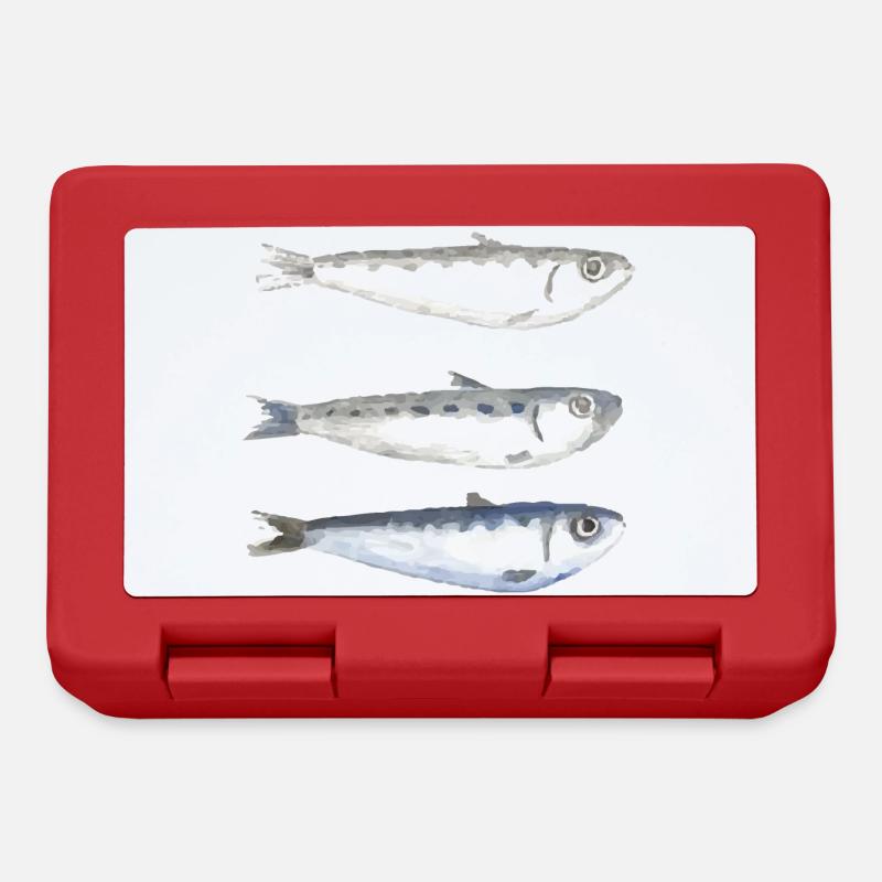 Sardine - Brotdose - Rot