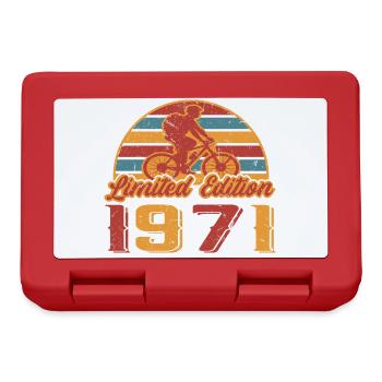 Vélo VTT Cycliste Anniversaire 1971 - Boîte à goûter - rouge - Devant