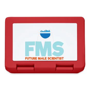 Future Male Scientist - Lunchbox - red - Front