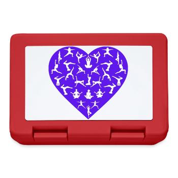 Yoga Pose Love - Yoga Apparel - Brotdose - Rot - Vorne