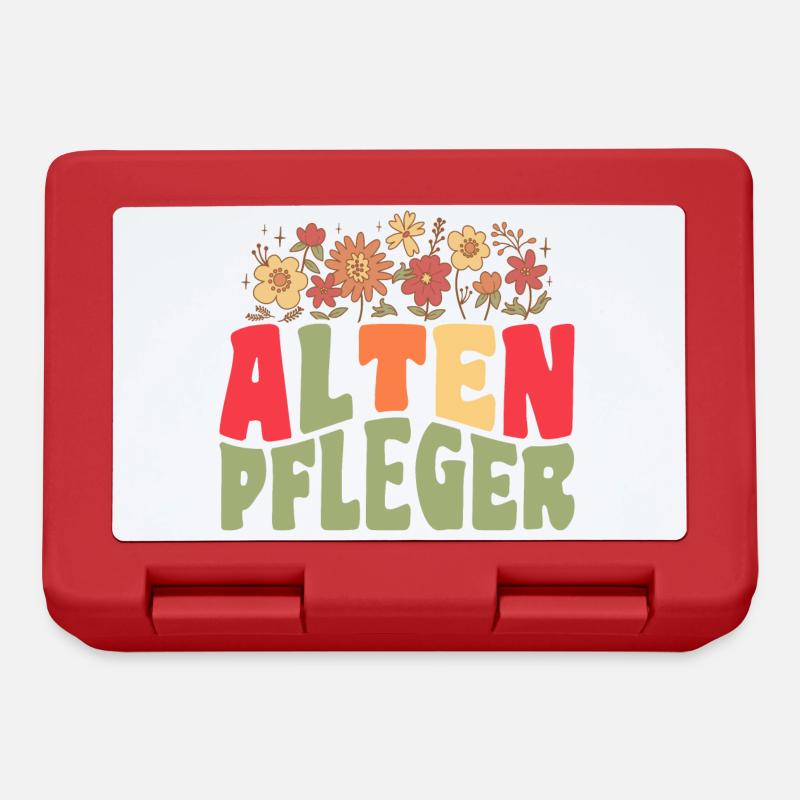 Altenpfleger Pfleger Altenpflegerin Altenpflege - Brotdose - Rot