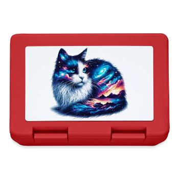 Katze - Brotdose - Rot - Vorne