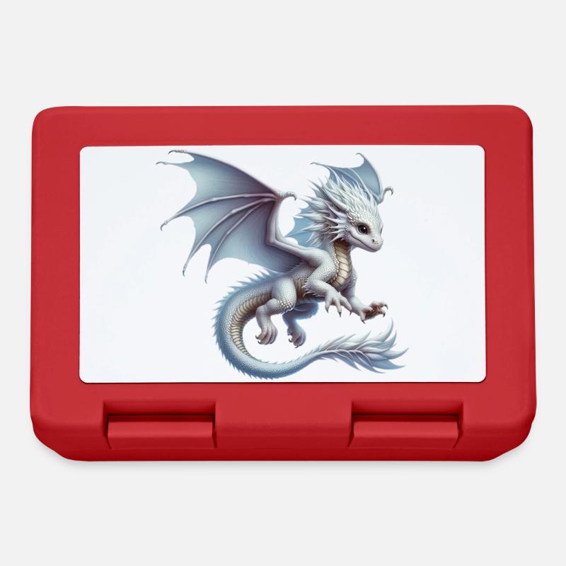 Drache - Brotdose - Rot