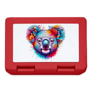 Koala - Boîte à goûter - rouge - Devant