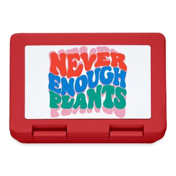 Never enough plants - Lunchbox - red - Front
