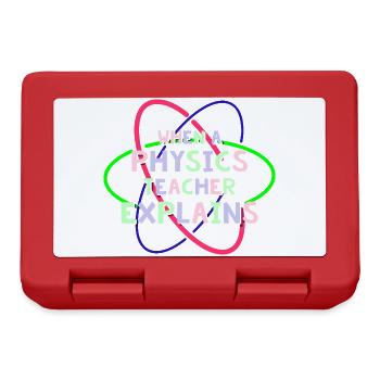 Physics Physicist Physics Student Physics Teacher - Lunchbox - red - Front