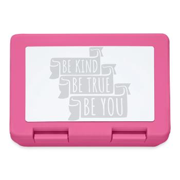 Be Kind Be True Be You Inspirational Self-Love - Lunchbox - pink - Front