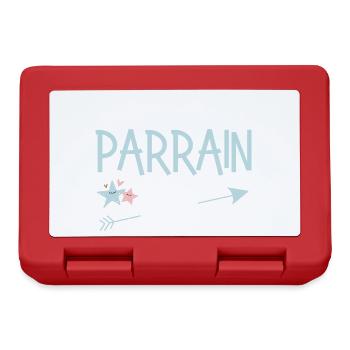 Future Godfather T-shirt 2026 Pregnancy Announcement - Lunchbox - red - Front