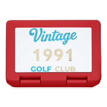Vintage 1991 Golf Club Retro Geburtsjahr Geschenk - Brotdose - Rot - Vorne