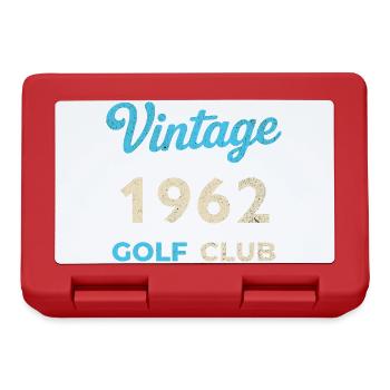 Vintage 1962 Golf Club Retro Geburtsjahr Geschenk - Brotdose - Rot - Vorne