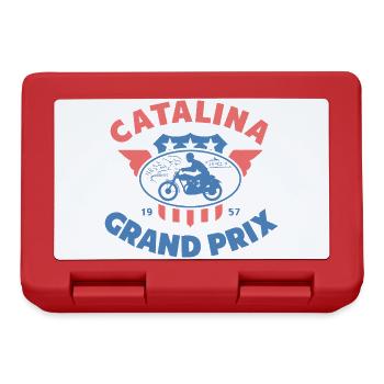 Catalina Grand Prix Vintage Motorcycle - Boîte à goûter - rouge - Devant