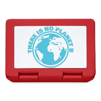 There Is No Planet B Earth Day Climate Tee Art - Brotdose - Rot - Vorne