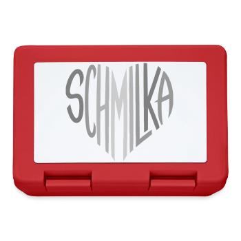 Schmilka Heart Font Logo - Lunchbox - red - Front