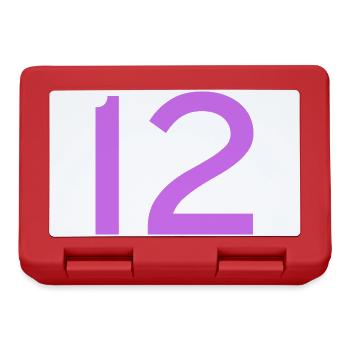 12 - Brotdose - Rot - Vorne