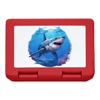 Sharks Shark - Lunchbox - red - Front