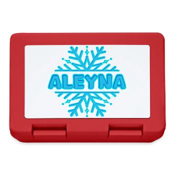 First name Aleyna - Lunchbox - red - Front