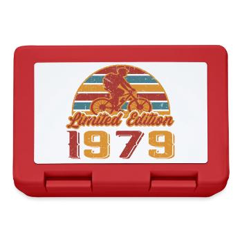 Vélo VTT Cycliste Anniversaire 1979 - Boîte à goûter - rouge - Devant