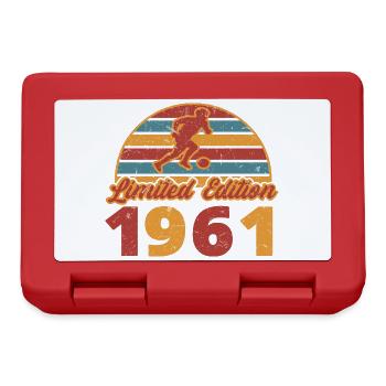 Footballer Football Footballer's birthday 1961 - Lunchbox - red - Front