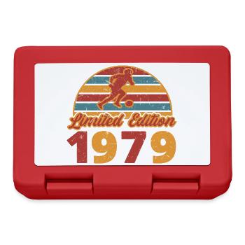 Football football player birthday built in 1979 - Lunchbox - red - Front