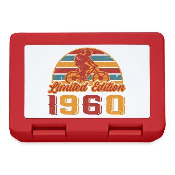Fahrrad Fahrradfahrer Radfahrer Geburtstag 1960 - Brotdose - Rot - Vorne