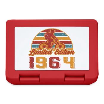 Radfahrer Fahrrad Bike Geburtstag Baujahr 1964 - Brotdose - Rot - Vorne