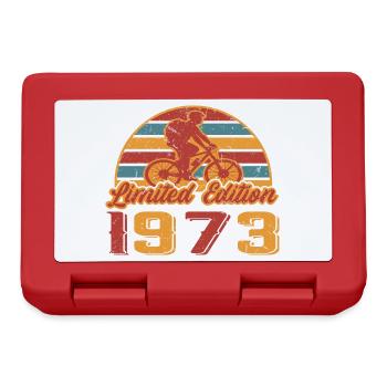 Bicycle Birthday Bicycles Cyclist Bike 1973 - Lunchbox - red - Front