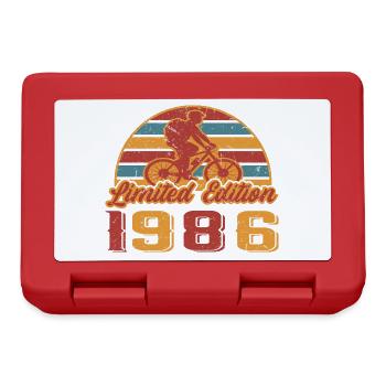 Cyclist Bicycle Bike Birthday Year of construction 1986 - Lunchbox - red - Front