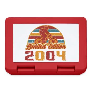 Fahrrad Radfahrer Mountainbike Geburtstag 2004 - Brotdose - Rot - Vorne