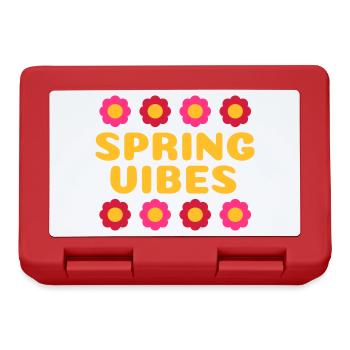 Spring vibes (eight flowers) - Lunchbox - red - Front