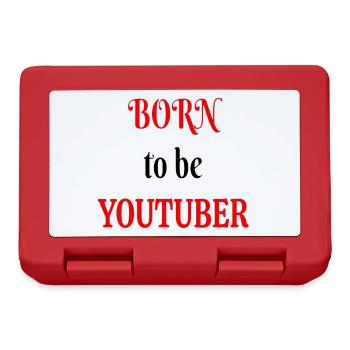 Geboren als Youtuber - Brotdose - Rot - Vorne