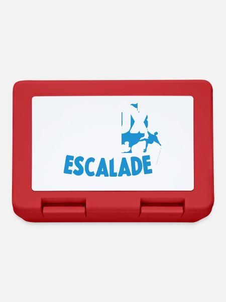 Je Peux Pas J'ai Escalade Cadeau Grimpeur Montagne - Boîte à goûter - rouge