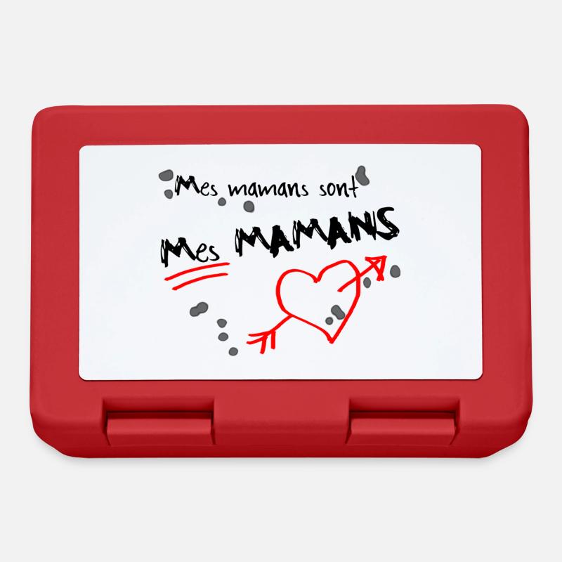 Mes_mamans - Boîte à goûter - rouge