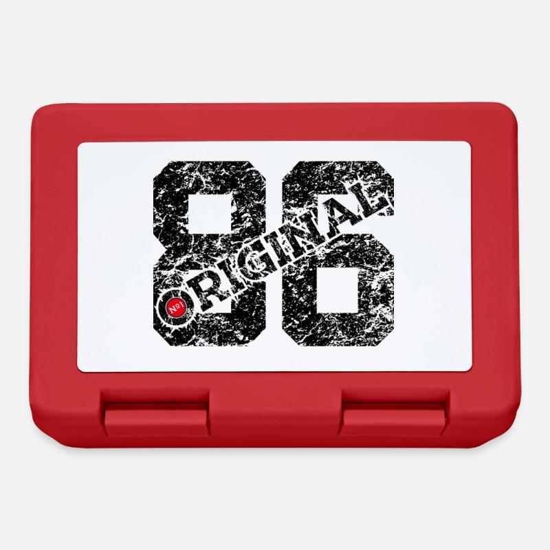40th Birthday 40th Anniversary Original 1986 - Lunchbox - red