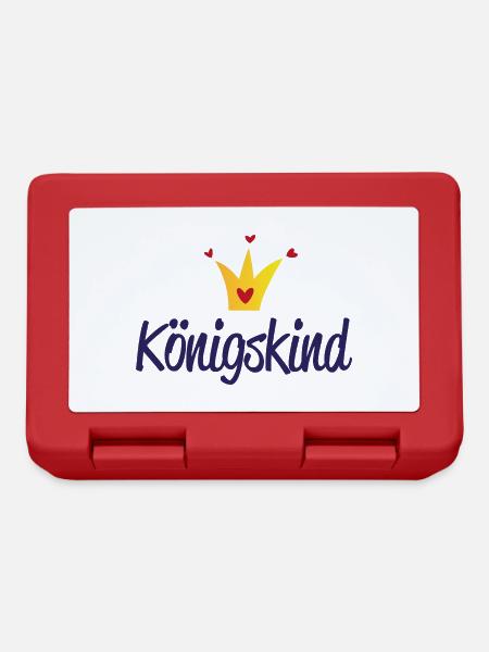 Königskinder - Brotdose - Rot