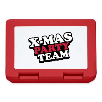 xmas party team christmas - Lunchbox - red - Front