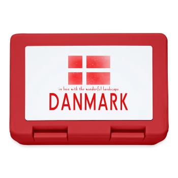 Danmark, Denmark - Lunchbox - red - Front