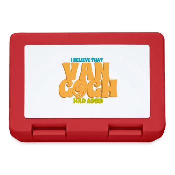 ADHD Van Gogh - Lunchbox - red - Front