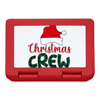 Weihnachtscrew Weihnachtsgeschenke 2021 - Brotdose - Rot - Vorne