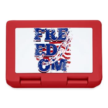 A Beautiful Freedom & Freedom Design - Lunchbox - red - Front