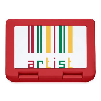 Art / Artist / Painting / Design / Music / Kunst - Lunchbox - red - Front