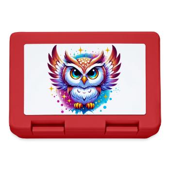 Owl - Lunchbox - red - Front
