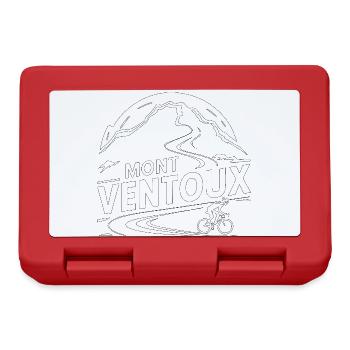 The epic ascent of Mont Ventoux by bike - Lunchbox - red - Front
